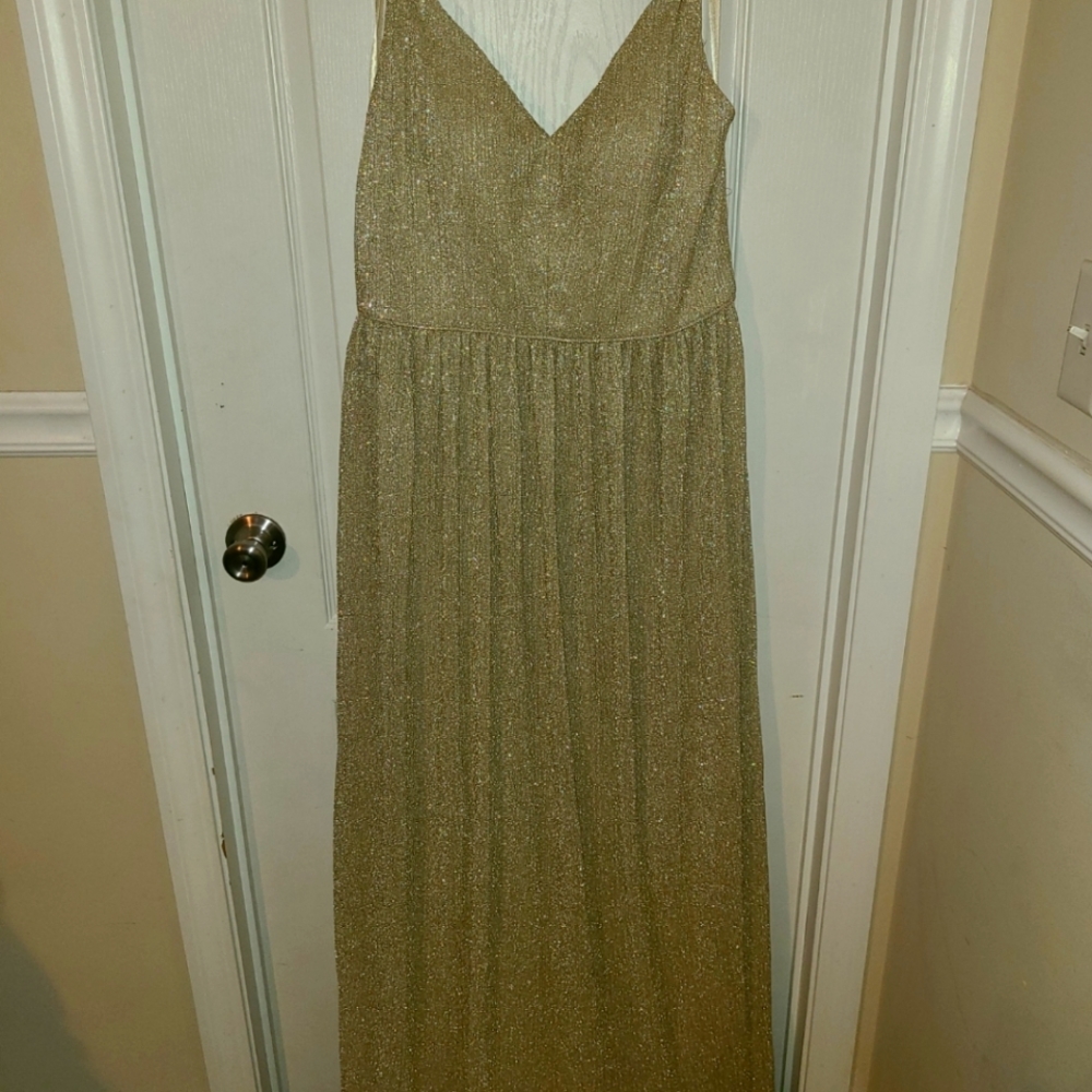 Gold dress